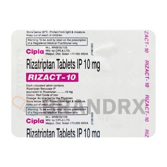 Rizact 10 mg Cipla